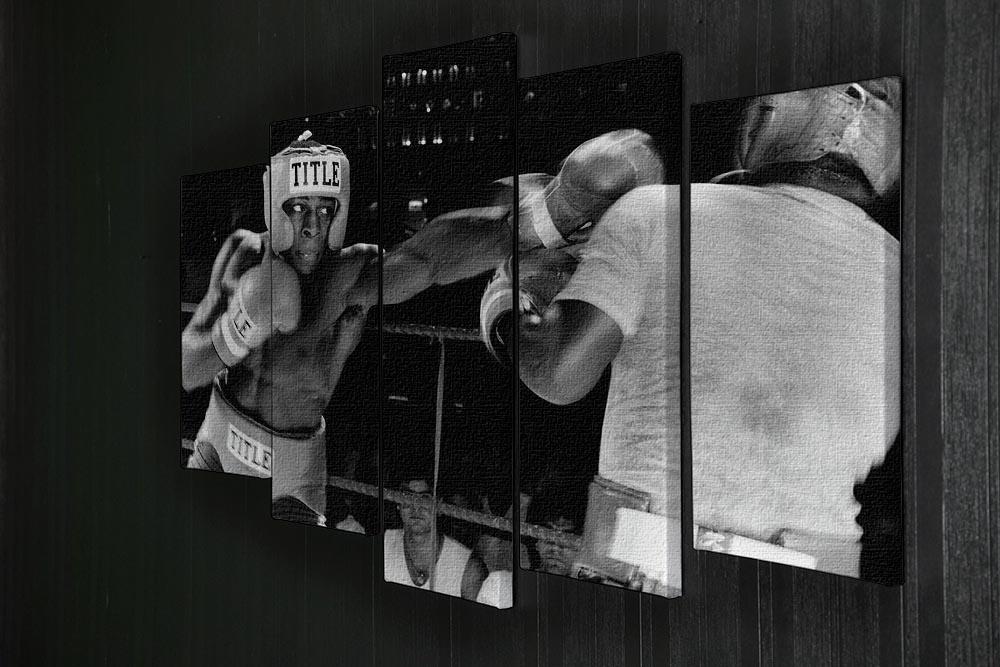 Frank Bruno sparring 5 Split Panel Canvas - Canvas Art Rocks - 2