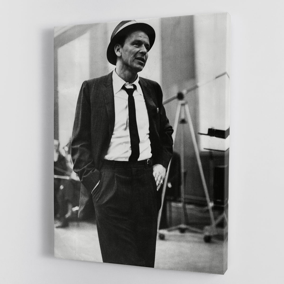 Frank Sinatra recording Canvas Print or Poster - Canvas Art Rocks - 1