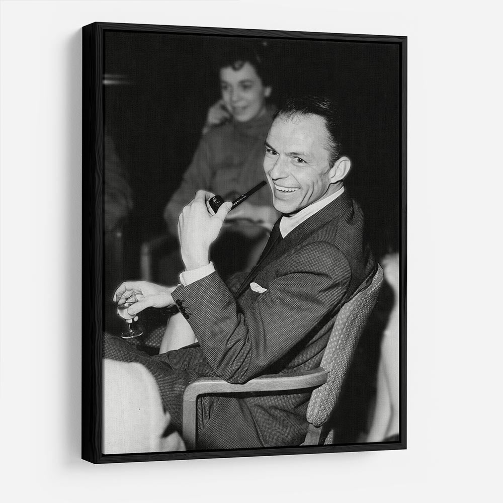 Frank Sinatra with pipe HD Metal Print
