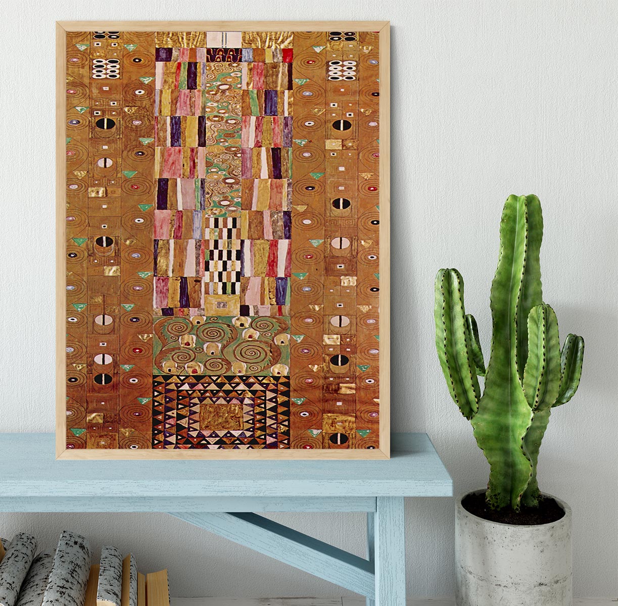 Frieze by Klimt Framed Print - Canvas Art Rocks - 4