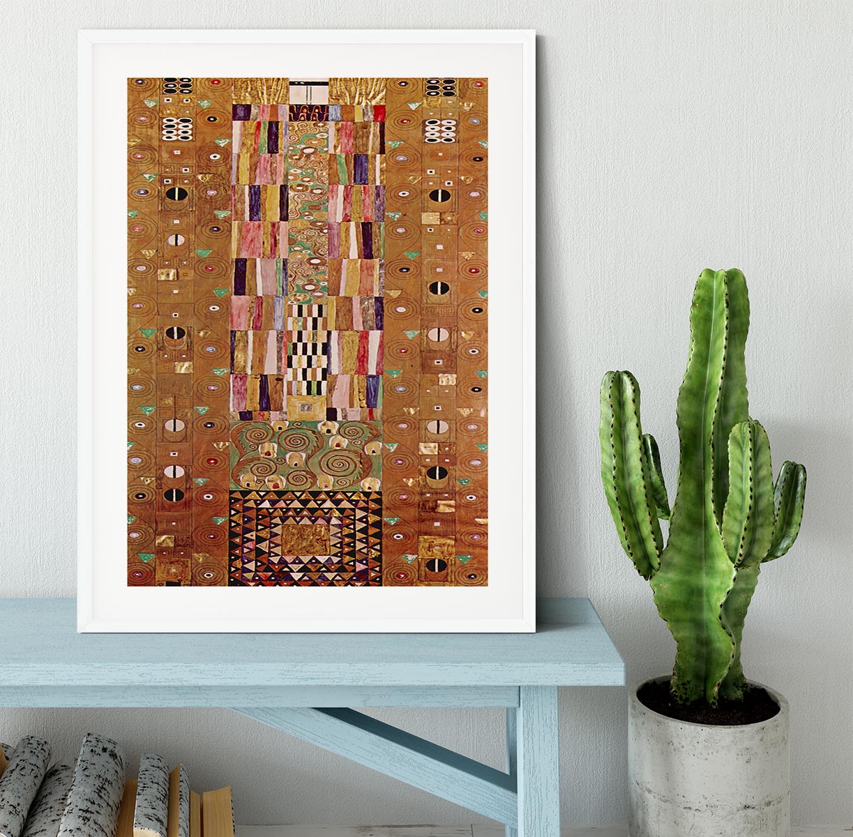 Frieze by Klimt Framed Print - Canvas Art Rocks - 5