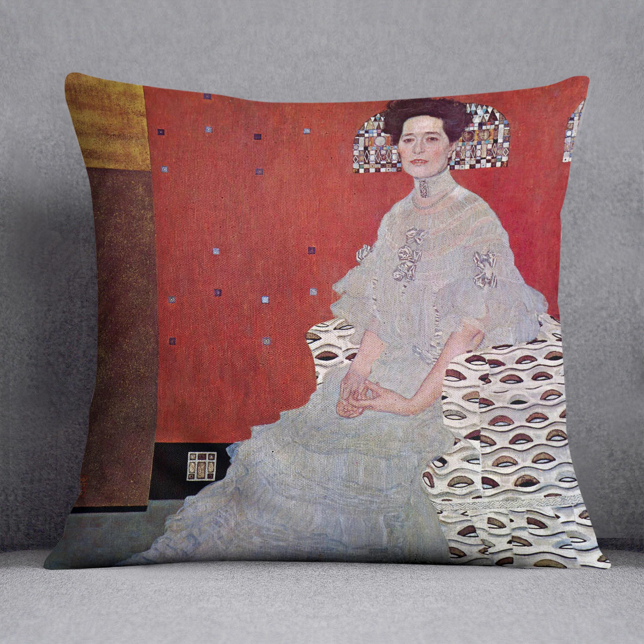 Fritza Reidler Klimt Cushion