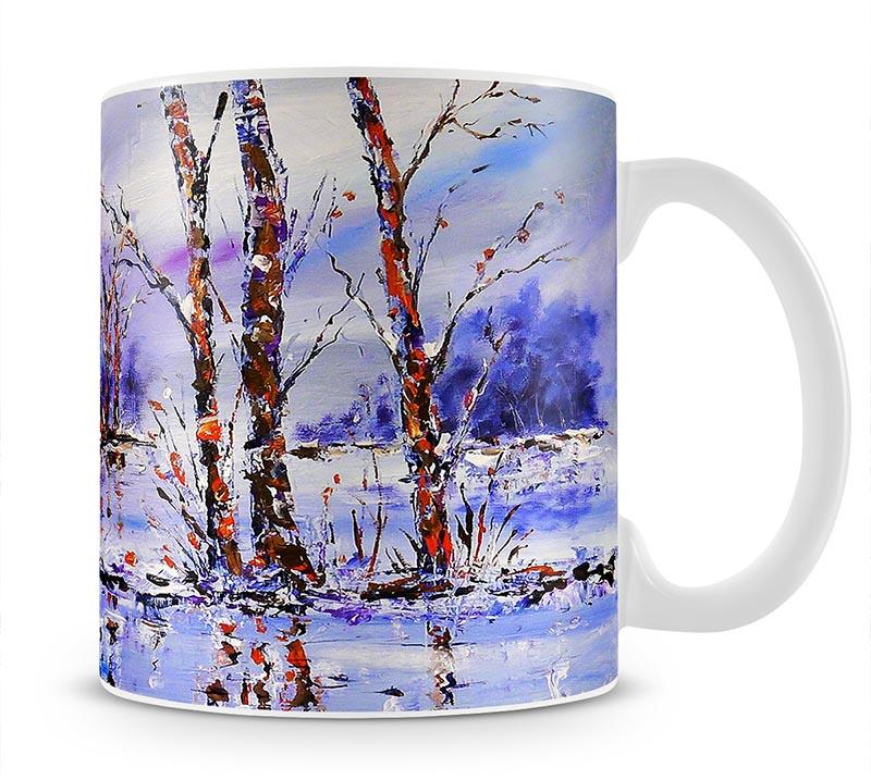 Frozen Tree Painting Mug - Canvas Art Rocks - 1