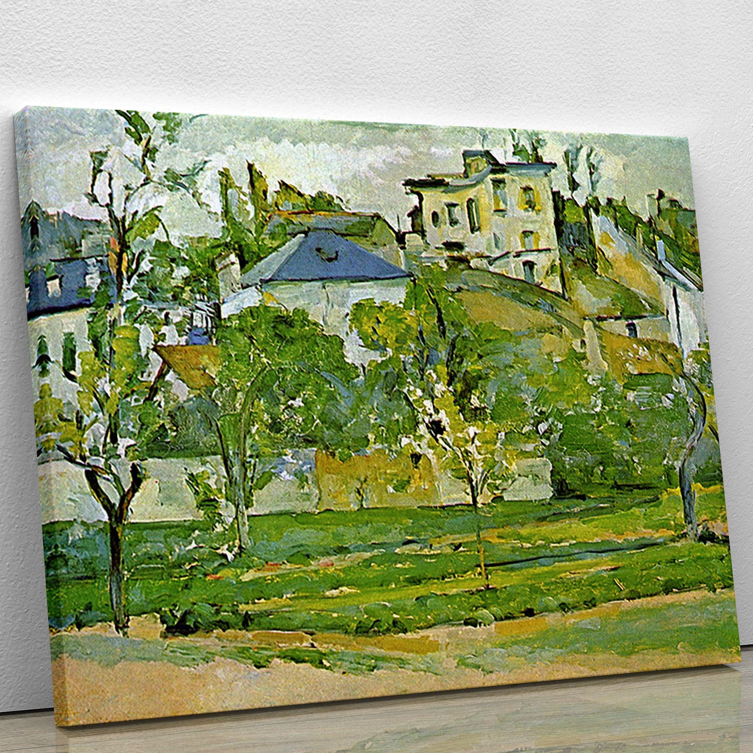 Fruit garden in Pontoise by Cezanne Canvas Print or Poster - Canvas Art Rocks - 1