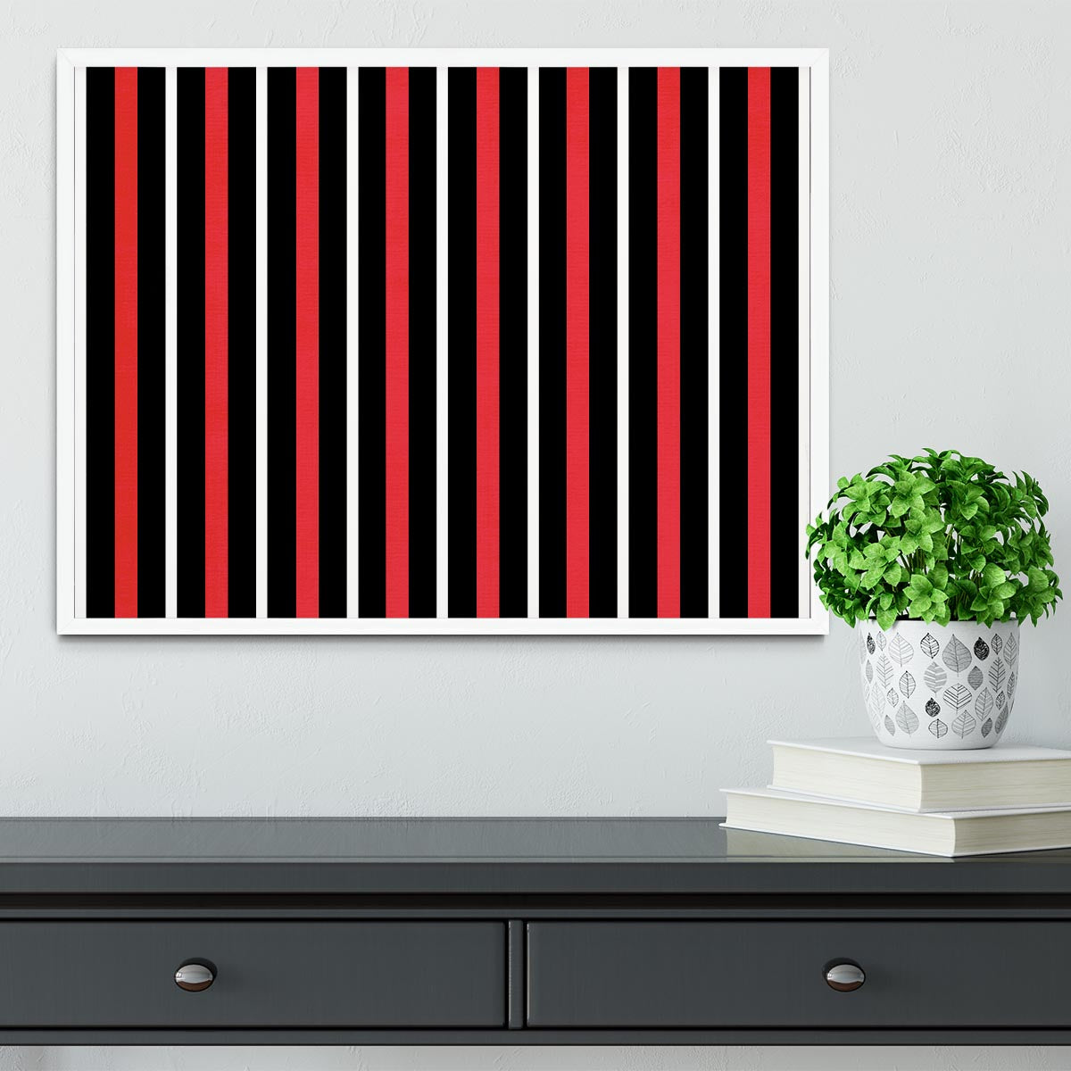 Funky Stripes FS4 Framed Print - Canvas Art Rocks -6
