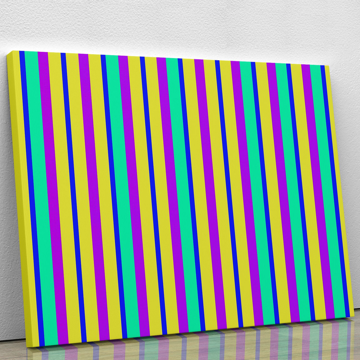 Funky Stripes Multi 1 Canvas Print or Poster - Canvas Art Rocks - 1