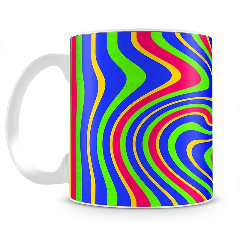 Funky Stripes Swirl 3 Mug - Canvas Art Rocks - 2
