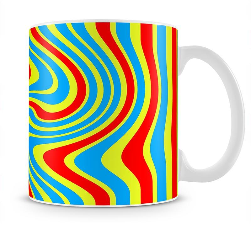 Funky Stripes Swirl 6 Mug - Canvas Art Rocks - 1
