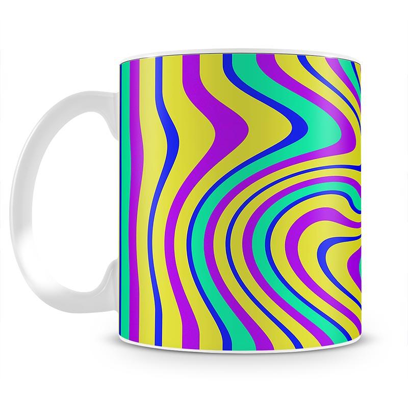 Funky Stripes Swirl Mug - Canvas Art Rocks - 2