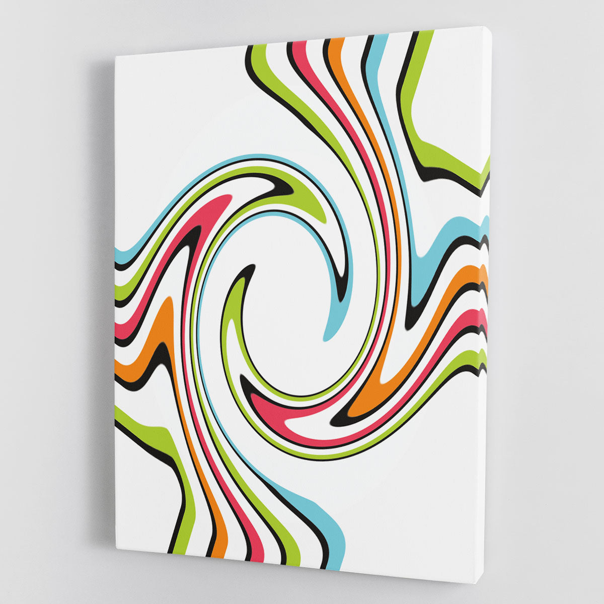 Funky Twirl Canvas Print or Poster - Canvas Art Rocks - 1