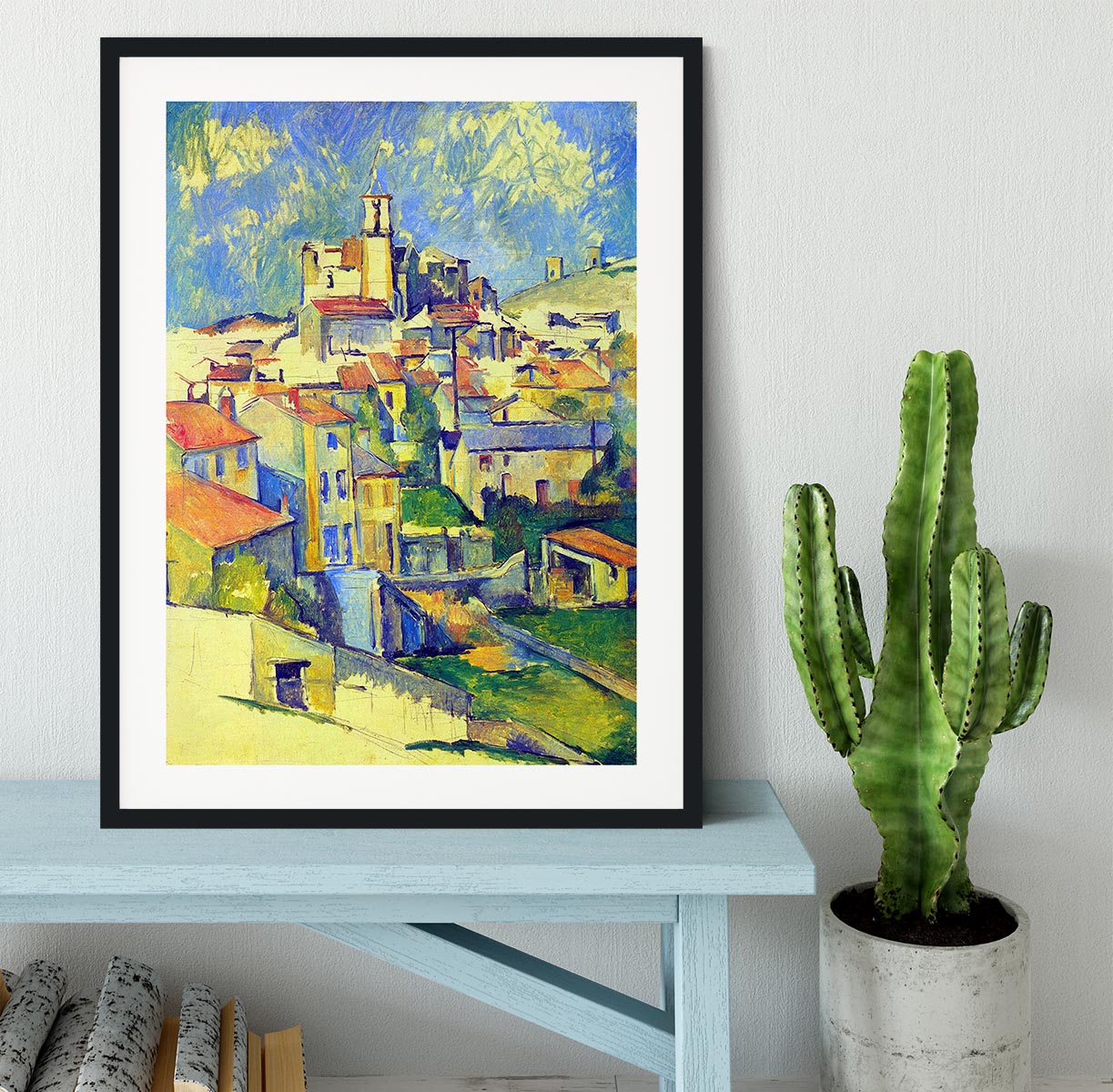 Gardanne by Cezanne Framed Print - Canvas Art Rocks - 1