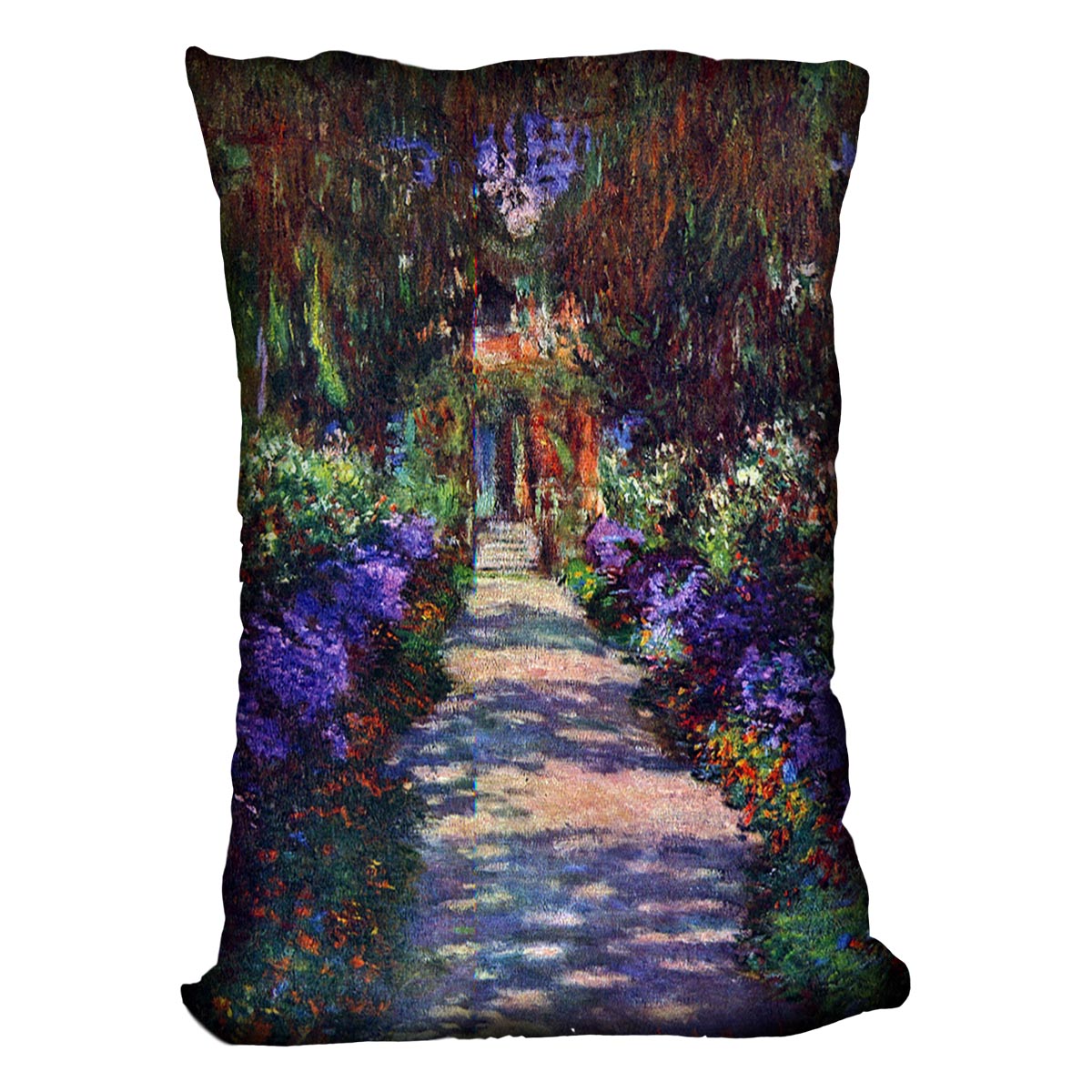 Garden at Giverny by Monet Cushion