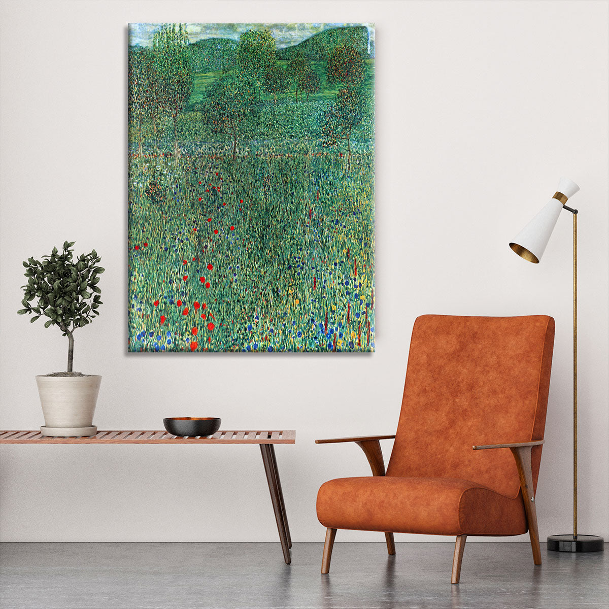 Garden landscape by Klimt Canvas Print or Poster - Canvas Art Rocks - 6