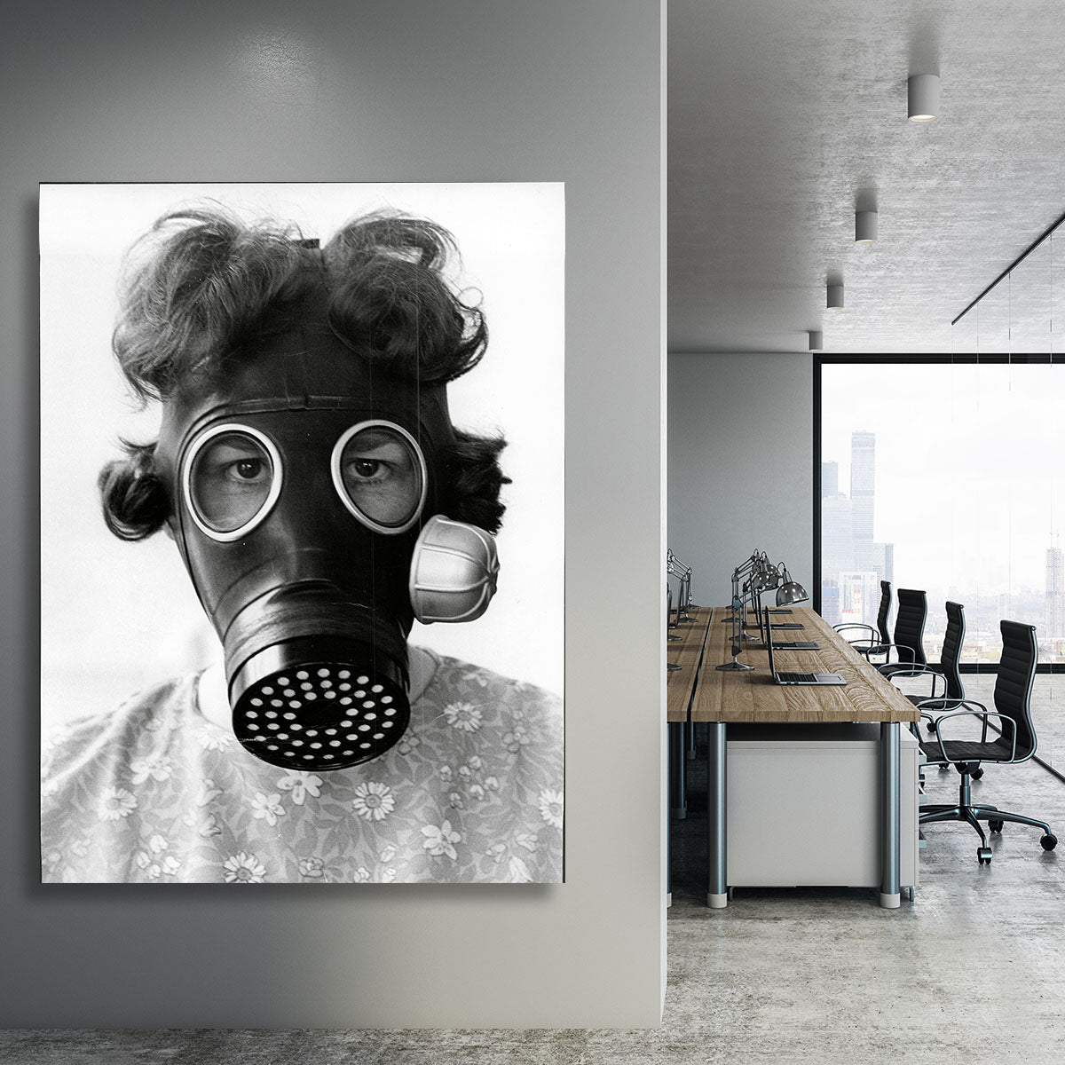 Gas Mask Canvas Print or Poster - Canvas Art Rocks - 3