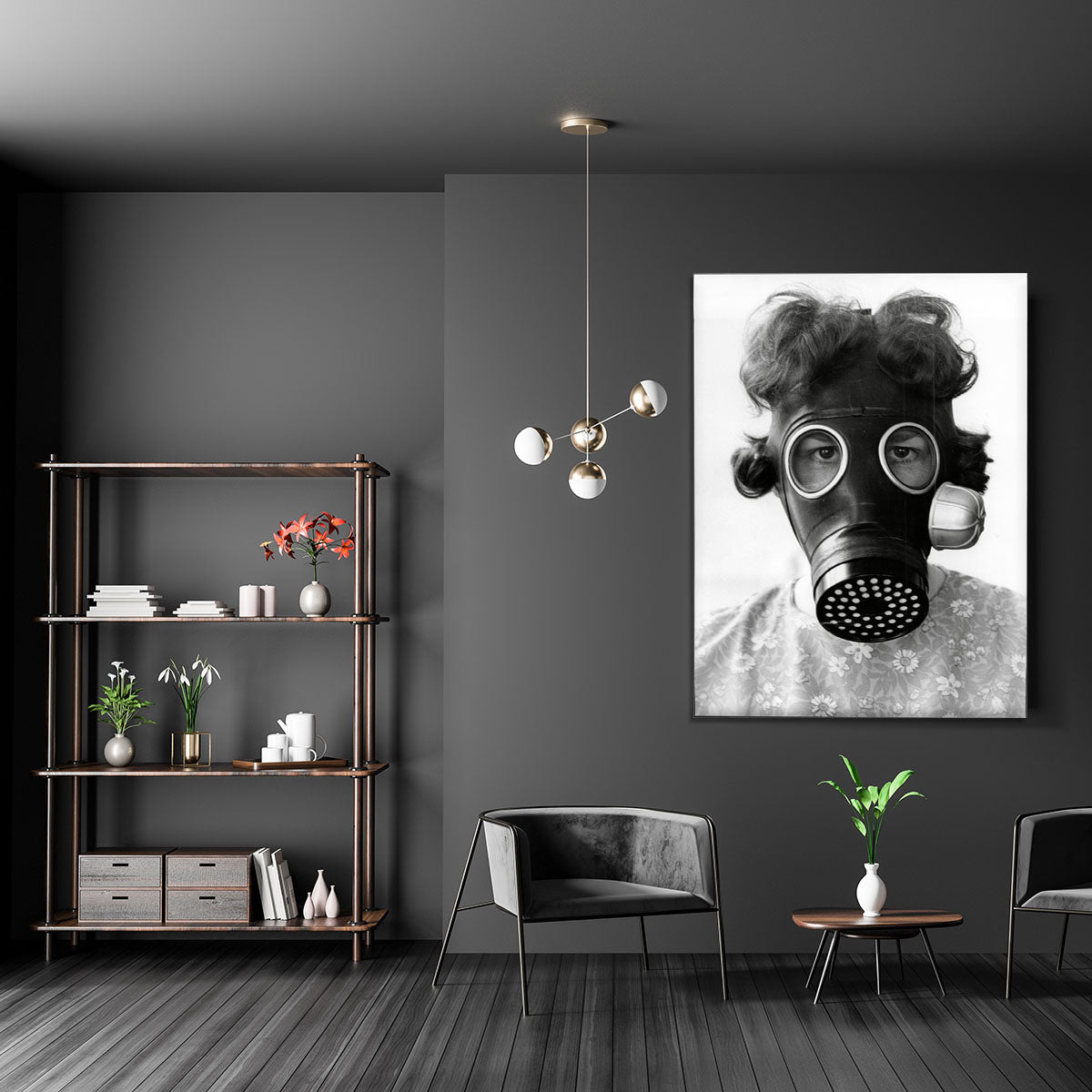 Gas Mask Canvas Print or Poster - Canvas Art Rocks - 5