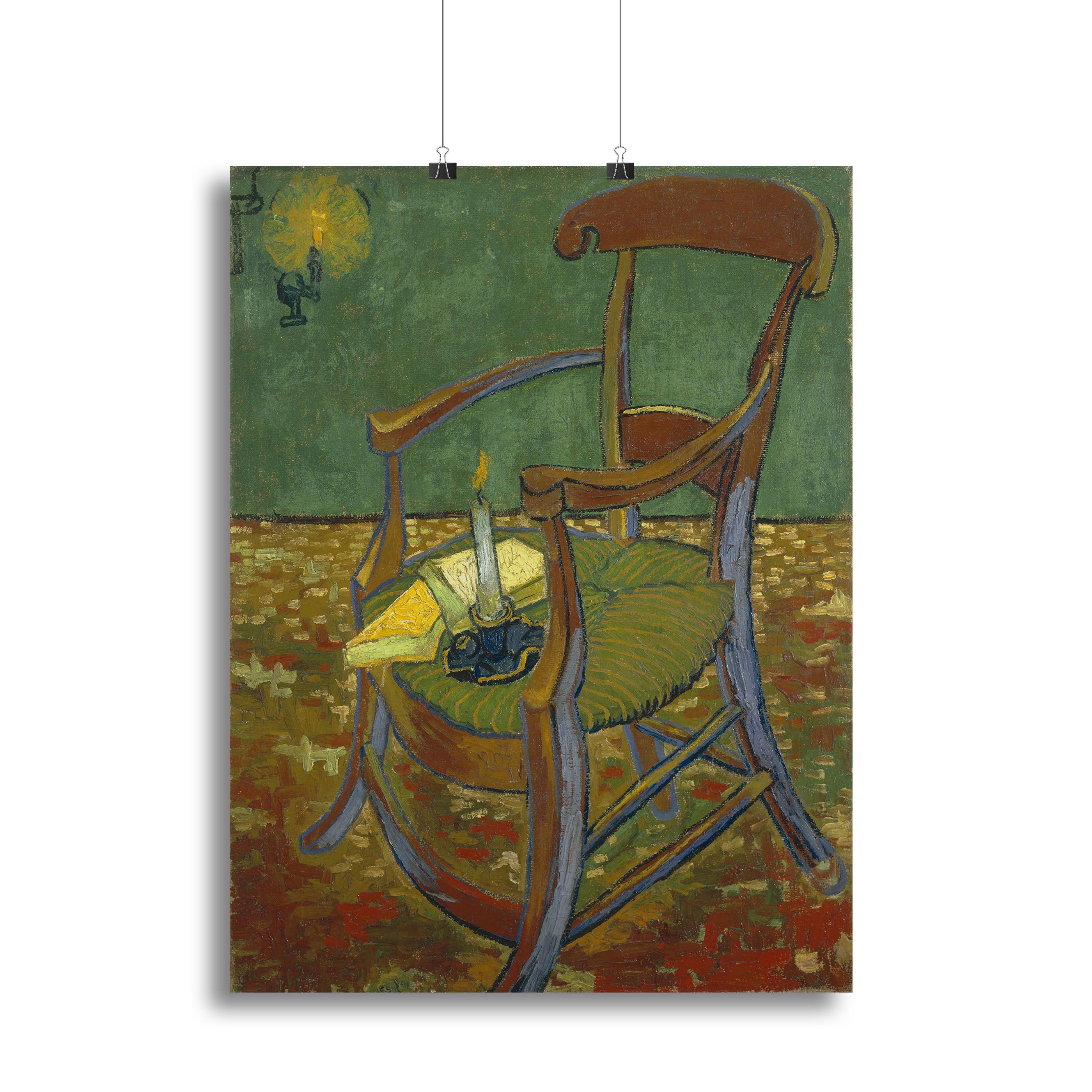Gauguins chair by Van Gogh Canvas Print or Poster - Canvas Art Rocks - 2