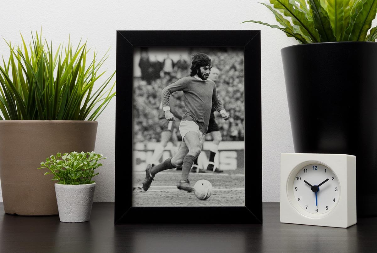George Best Manchester United Framed Print - Canvas Art Rocks - 2
