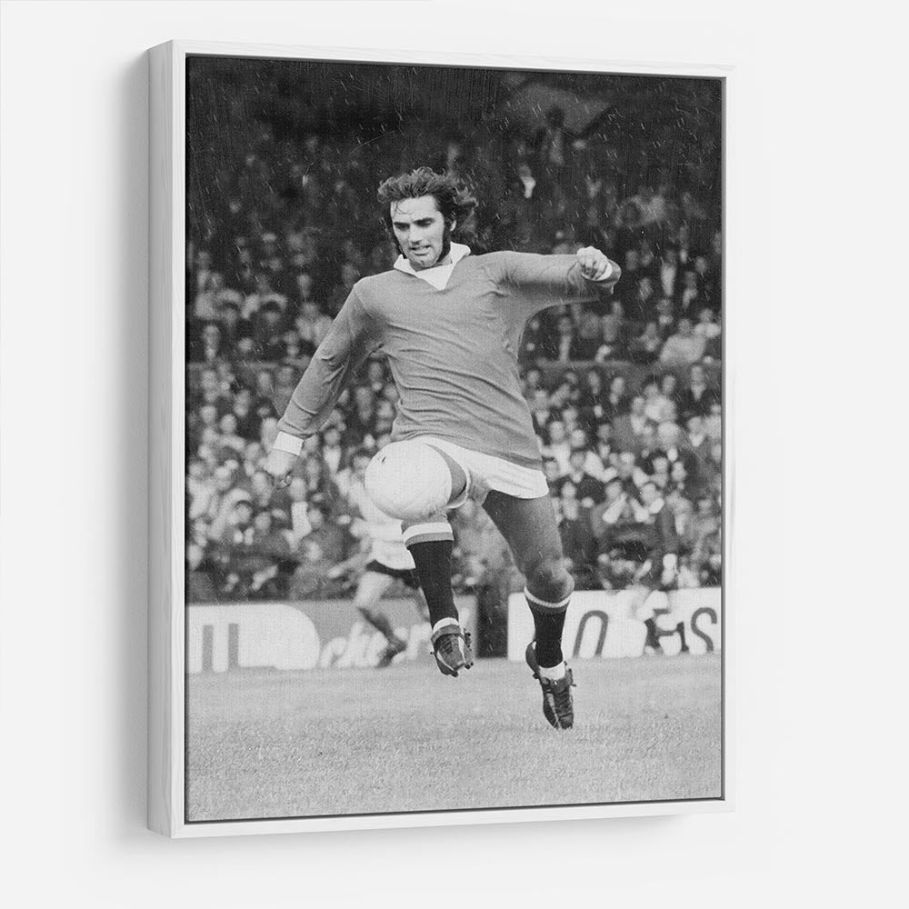 George Best Manchester United in 1971 HD Metal Print