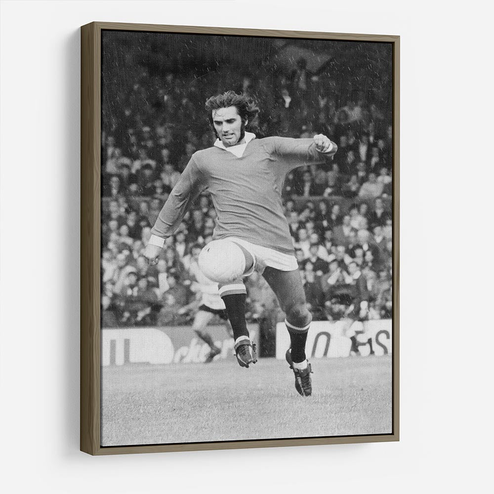 George Best Manchester United in 1971 HD Metal Print