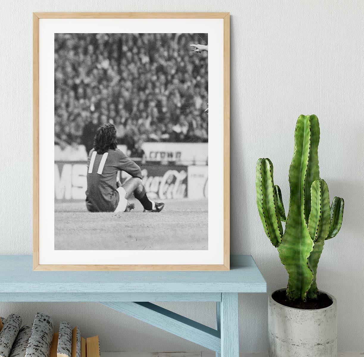 George Best Protest Framed Print - Canvas Art Rocks - 3