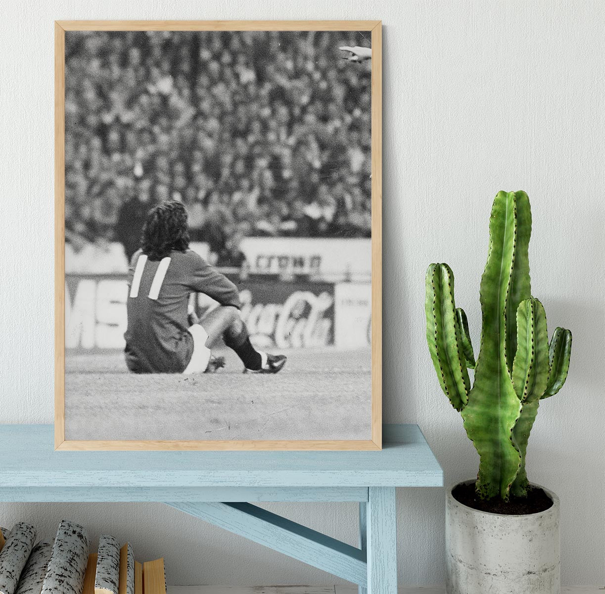 George Best Protest Framed Print - Canvas Art Rocks - 4