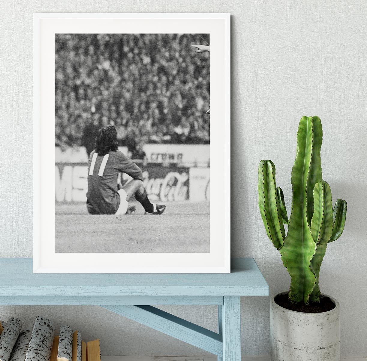 George Best Protest Framed Print - Canvas Art Rocks - 5