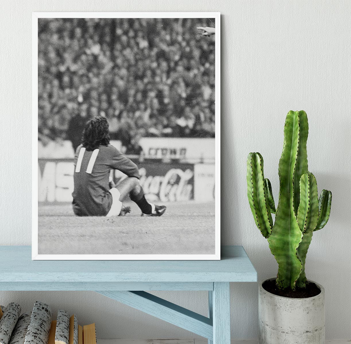 George Best Protest Framed Print - Canvas Art Rocks -6