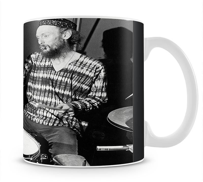 Ginger Baker on the drums Mug - Canvas Art Rocks - 1