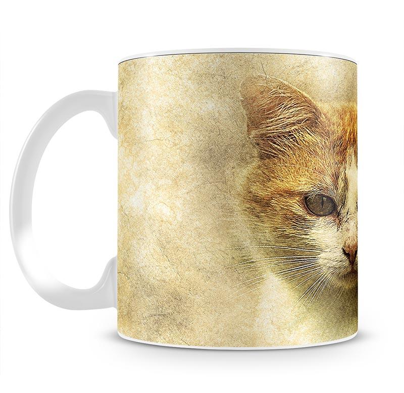 Ginger Cat Painting Mug - Canvas Art Rocks - 2
