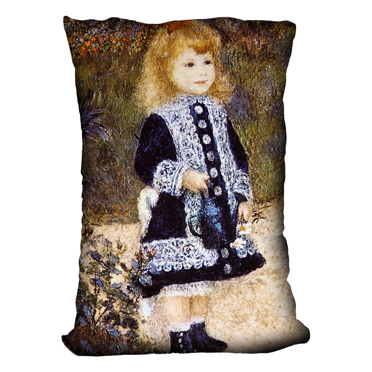 Girl with the Watering Can by Renoir Cushion