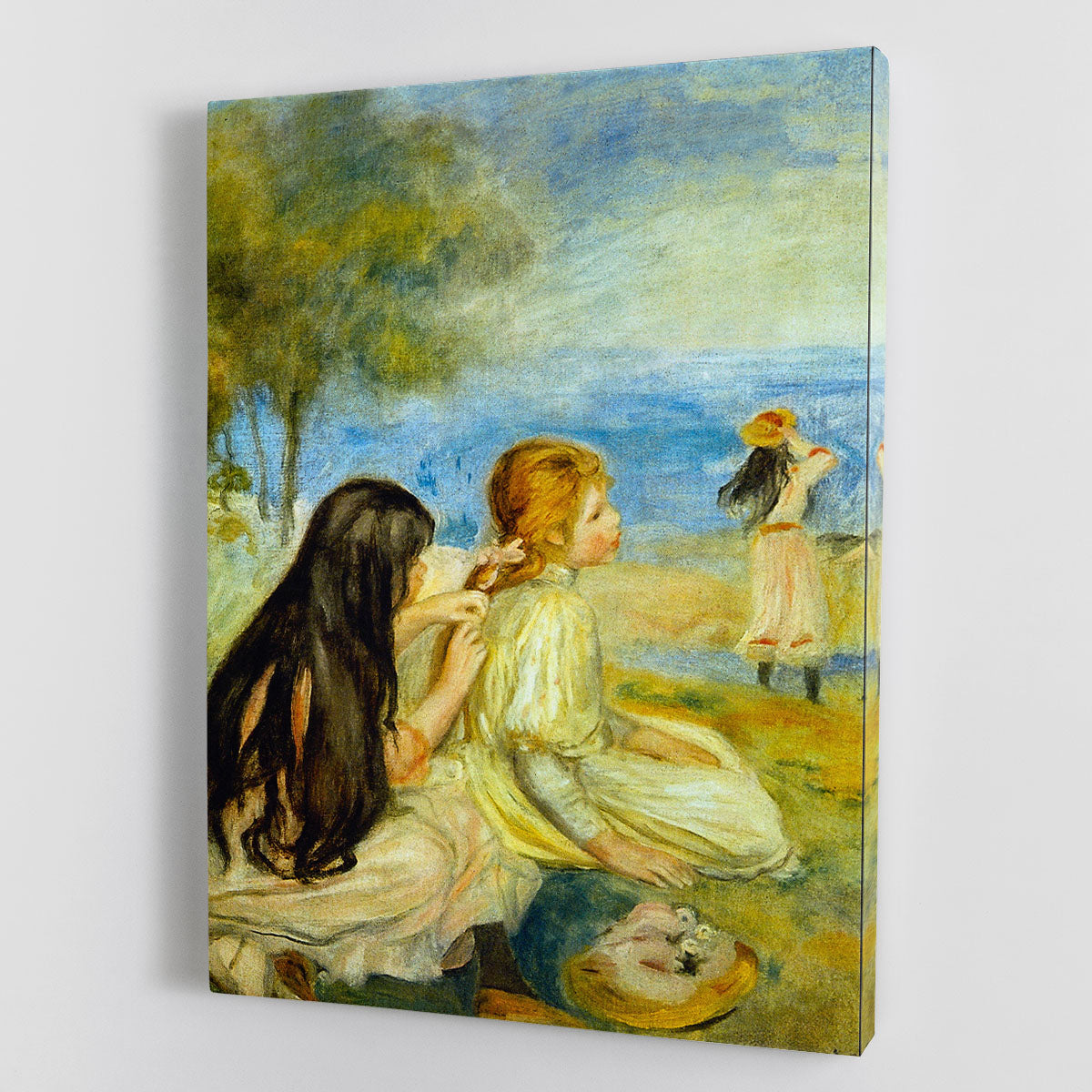 Girls by the Seaside by Renoir Canvas Print or Poster - Canvas Art Rocks - 1