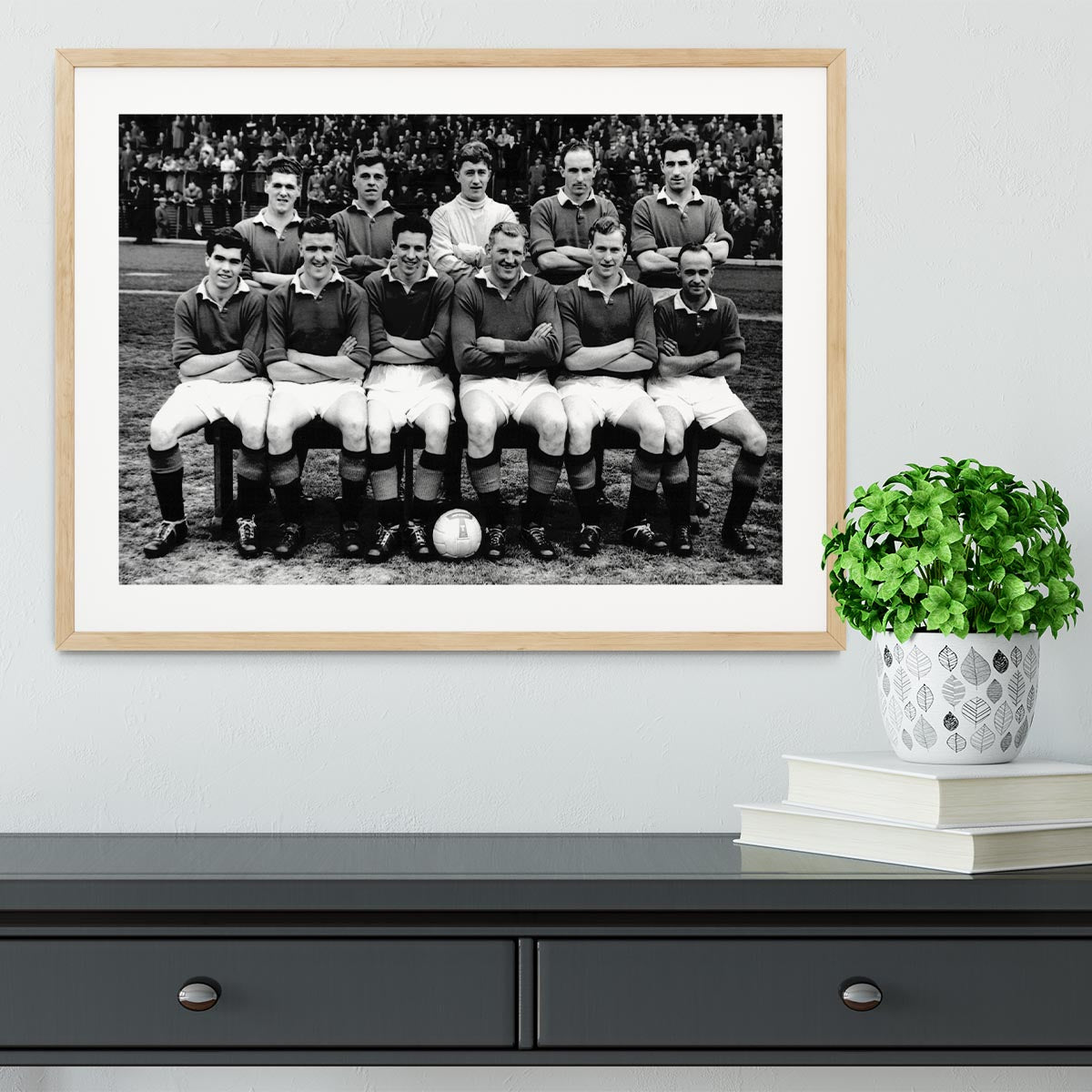 Glasgow Rangers Football Club Team Photo 1957 Framed Print - Canvas Art Rocks - 3