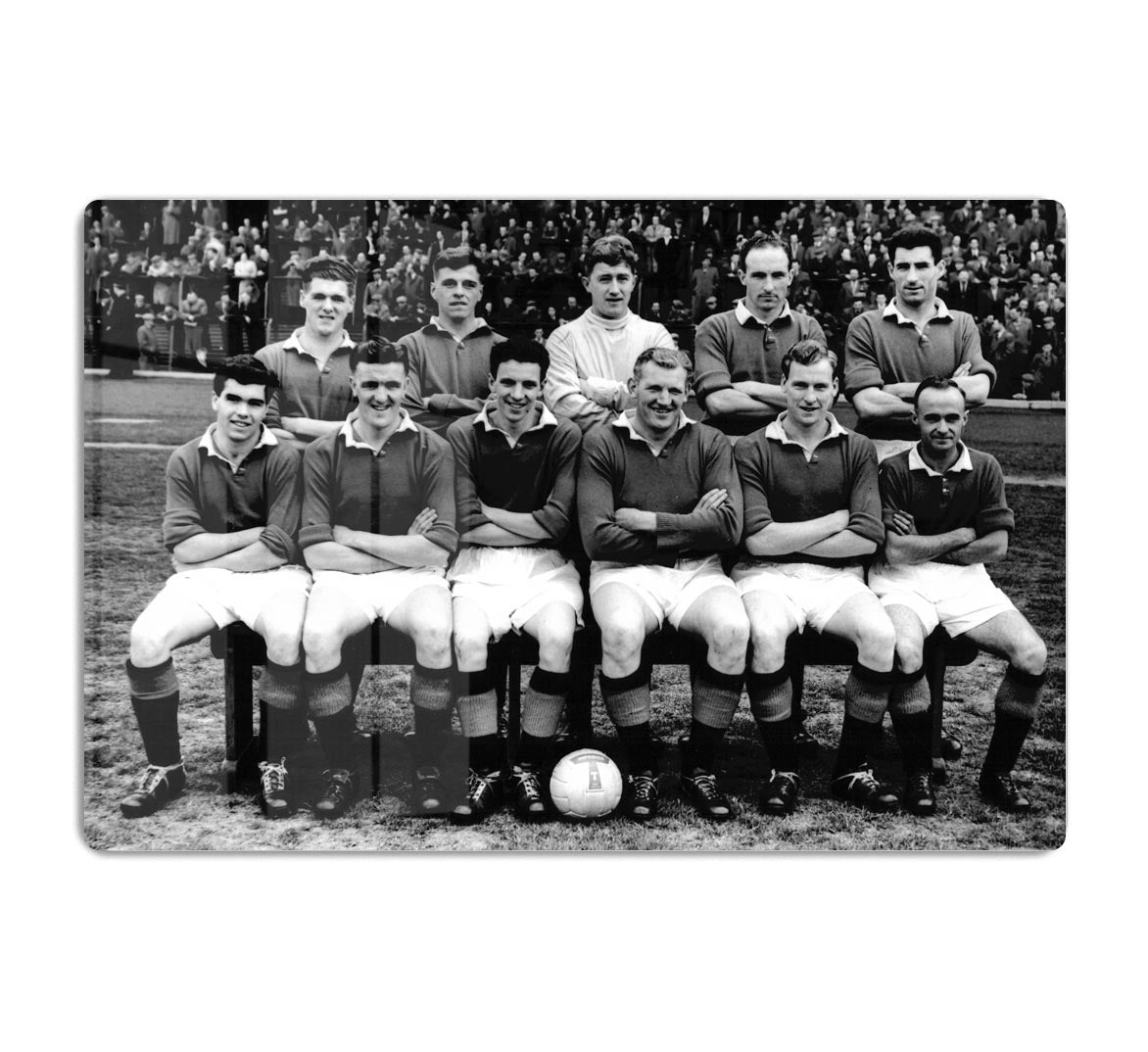 Glasgow Rangers Football Club Team Photo 1957 Acrylic Block - Canvas Art Rocks - 1