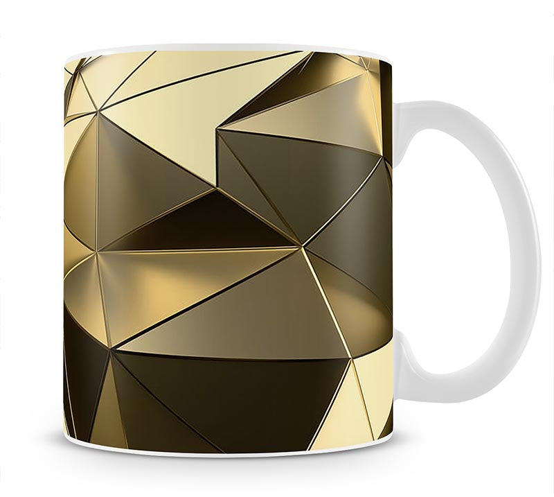 Gold Geometric Surface Mug - Canvas Art Rocks - 1