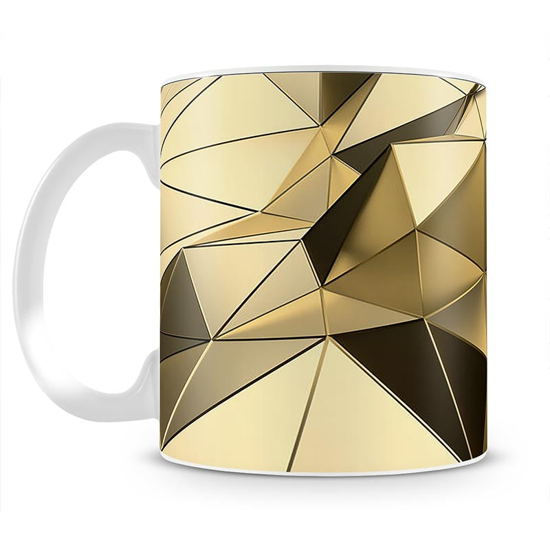 Gold Geometric Surface Mug - Canvas Art Rocks - 1