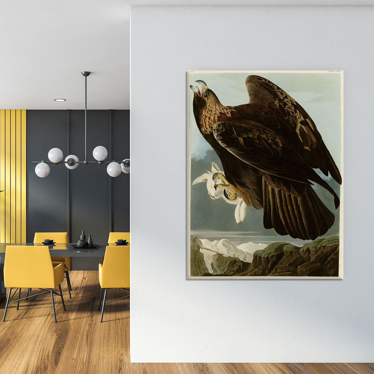 Golden Eagle by Audubon Canvas Print or Poster - Canvas Art Rocks - 4