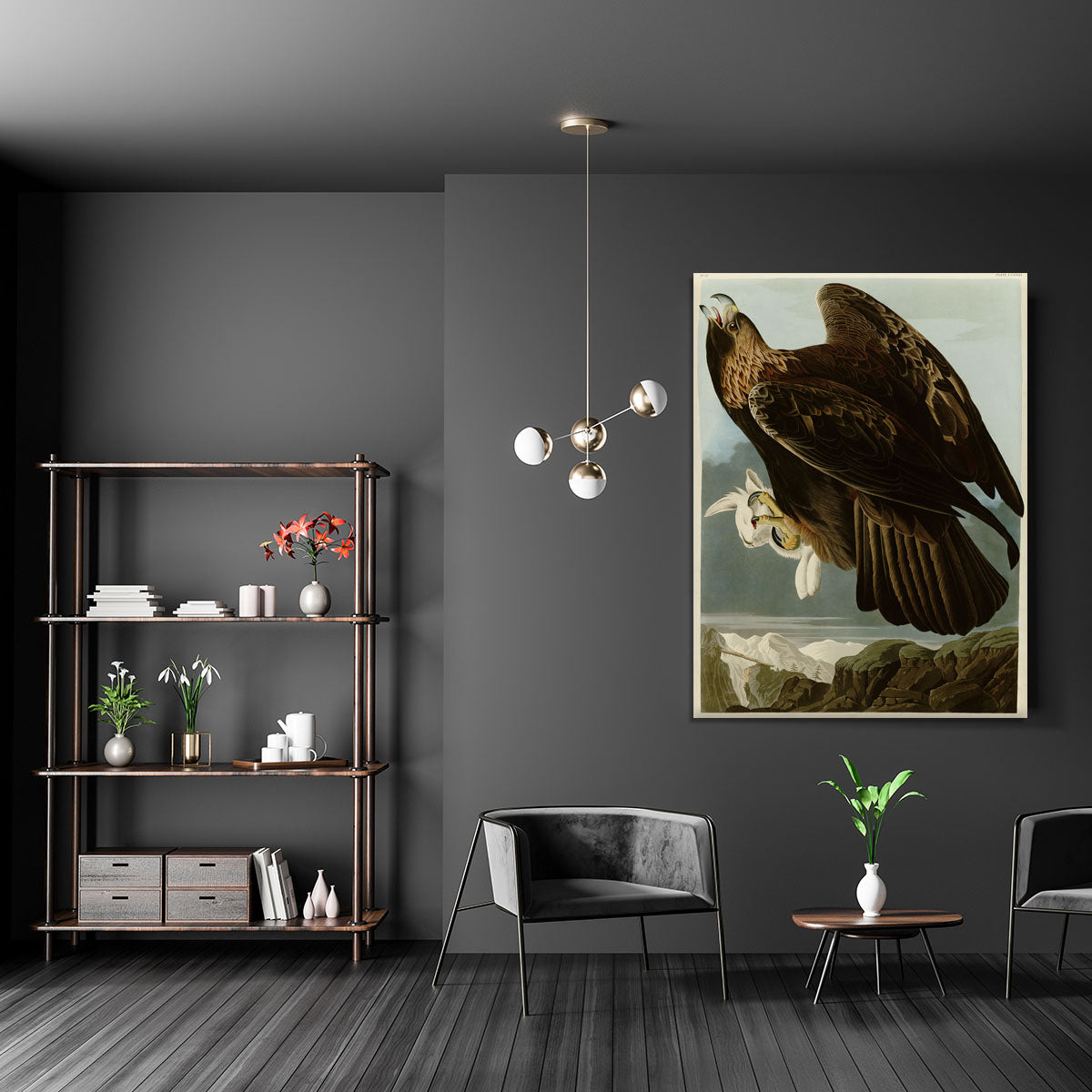 Golden Eagle by Audubon Canvas Print or Poster - Canvas Art Rocks - 5