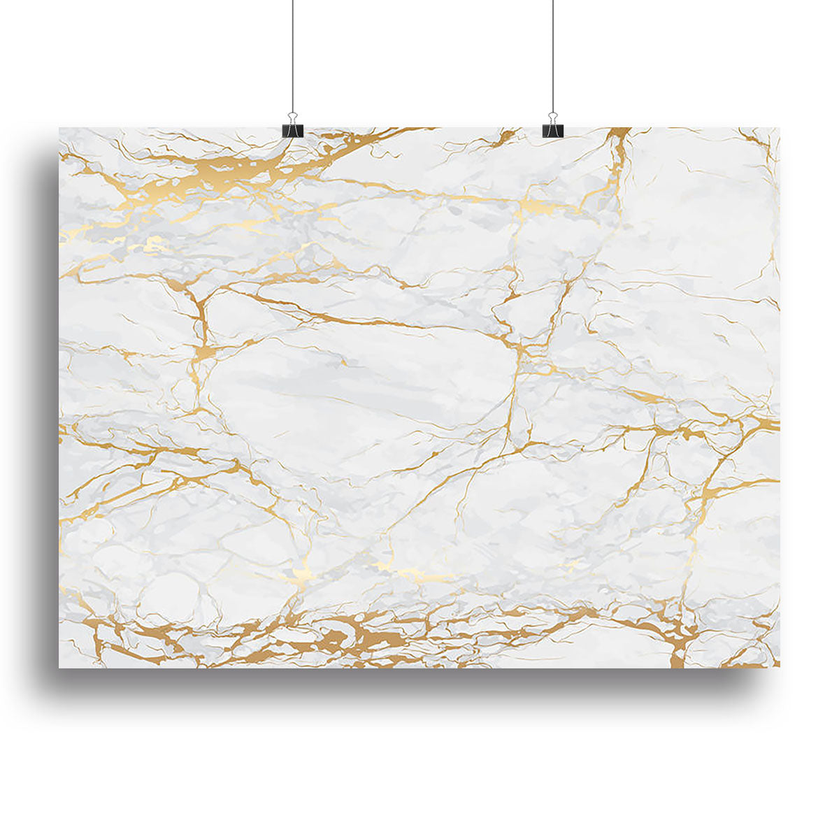 Golden Marble Canvas Print or Poster - Canvas Art Rocks - 2