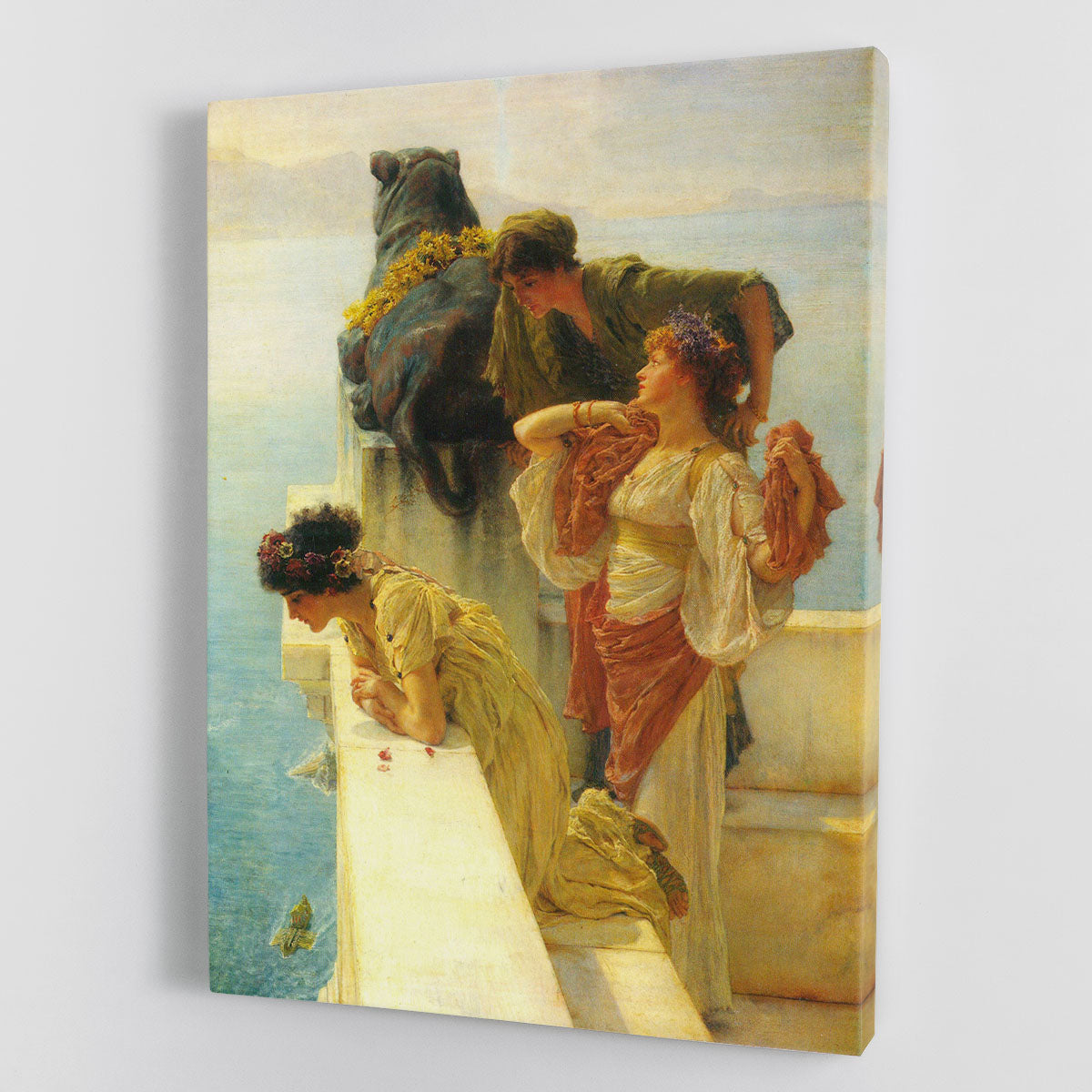 Good vantage point by Alma Tadema Canvas Print or Poster - Canvas Art Rocks - 1