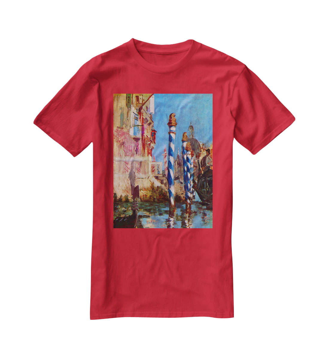 Grand Canal in Venice by Edouard Manet T-Shirt - Canvas Art Rocks - 4
