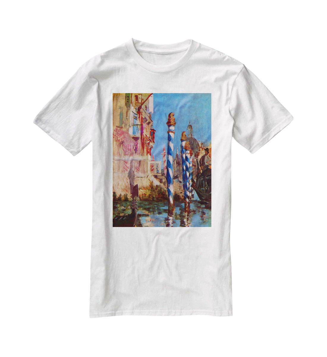 Grand Canal in Venice by Edouard Manet T-Shirt - Canvas Art Rocks - 5