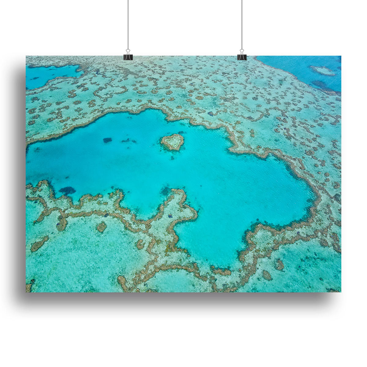 Great Barrier Reef Aerial View Canvas Print or Poster - Canvas Art Rocks - 2