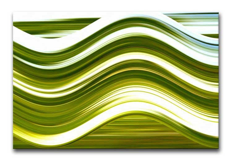 Abstract Wave Print - Canvas Art Rocks - 1