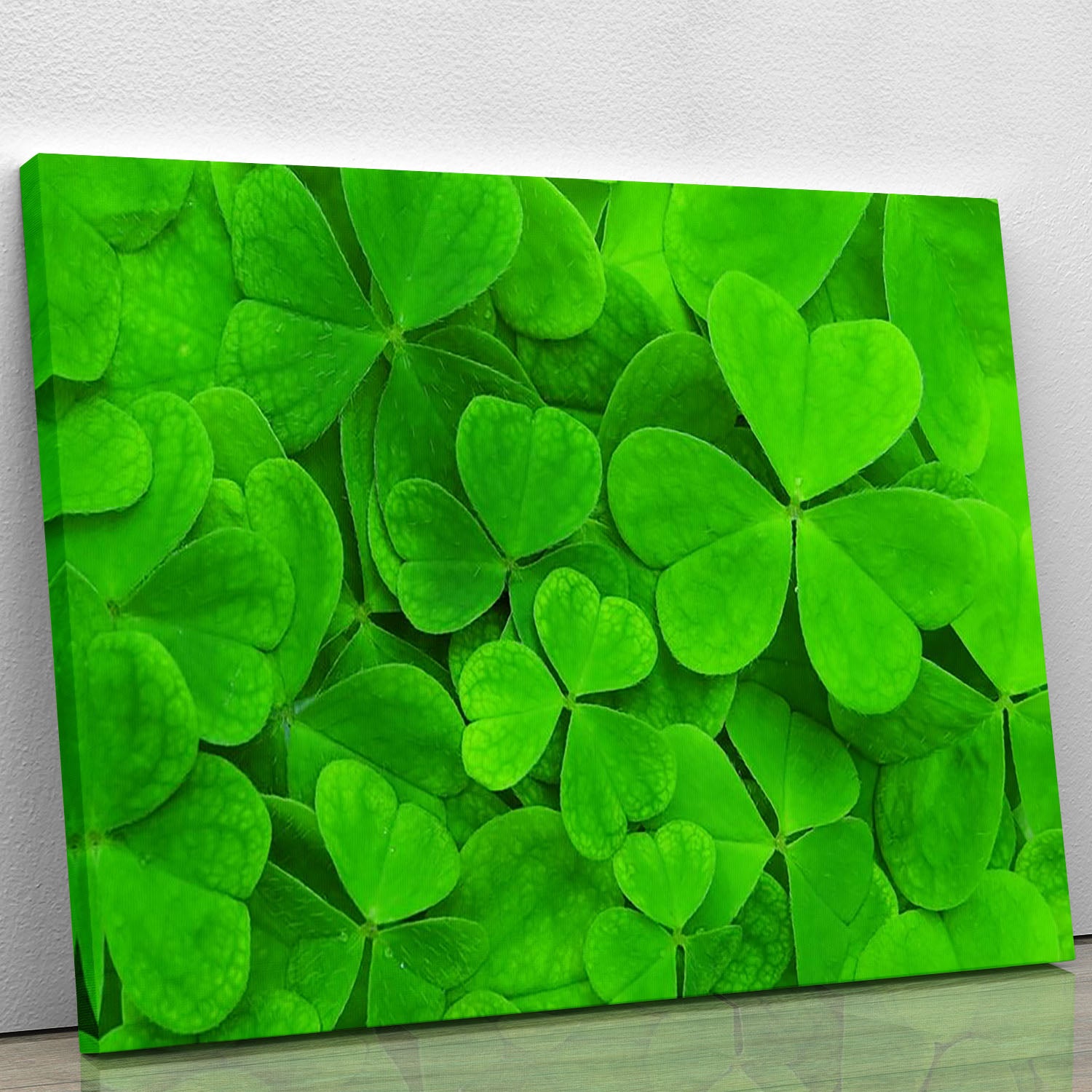 Green clover leaf Canvas Print or Poster - Canvas Art Rocks - 1