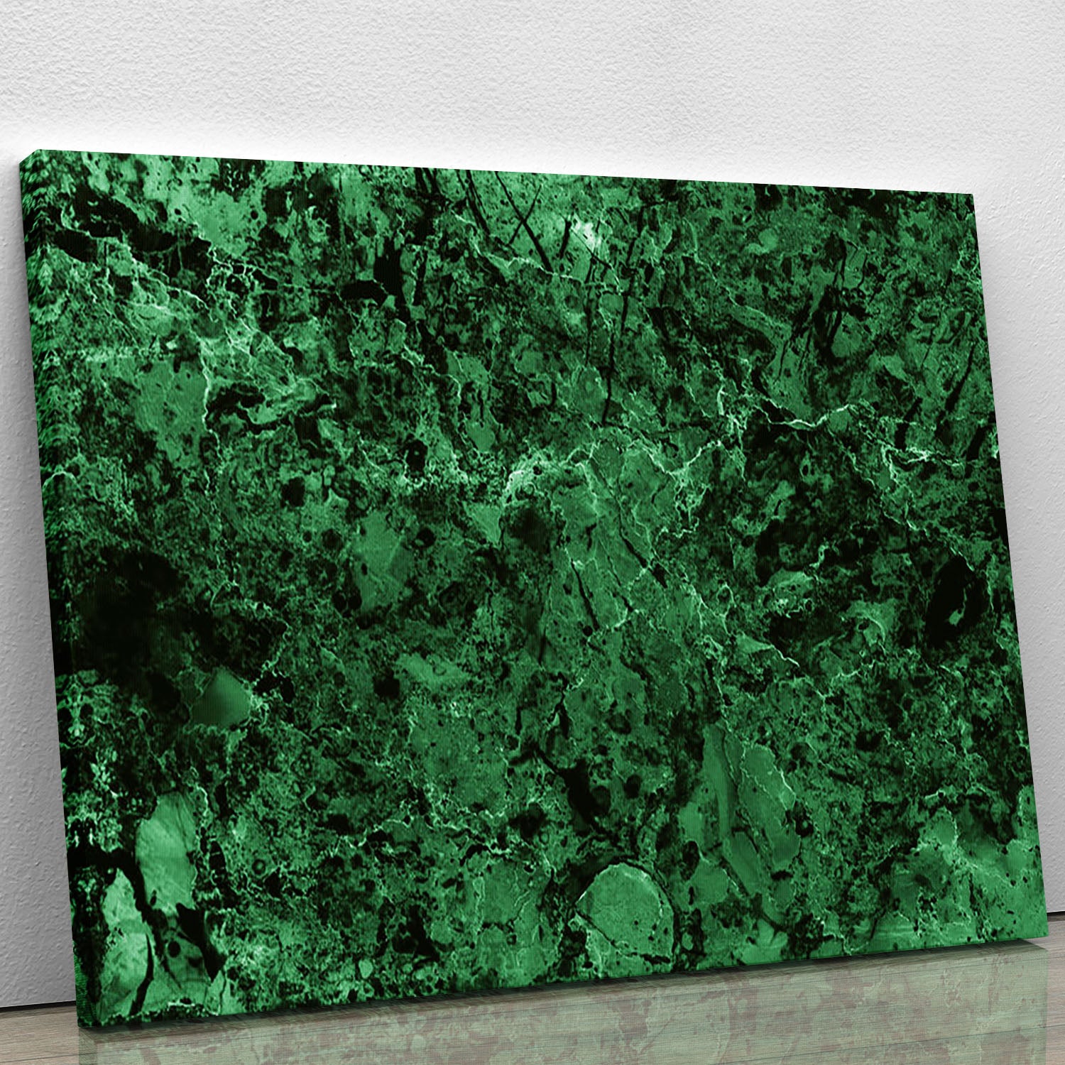 Green marble tiles seamless Canvas Print or Poster - Canvas Art Rocks - 1