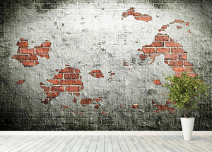 Grunge wall background Wall Mural Wallpaper - Canvas Art Rocks - 4