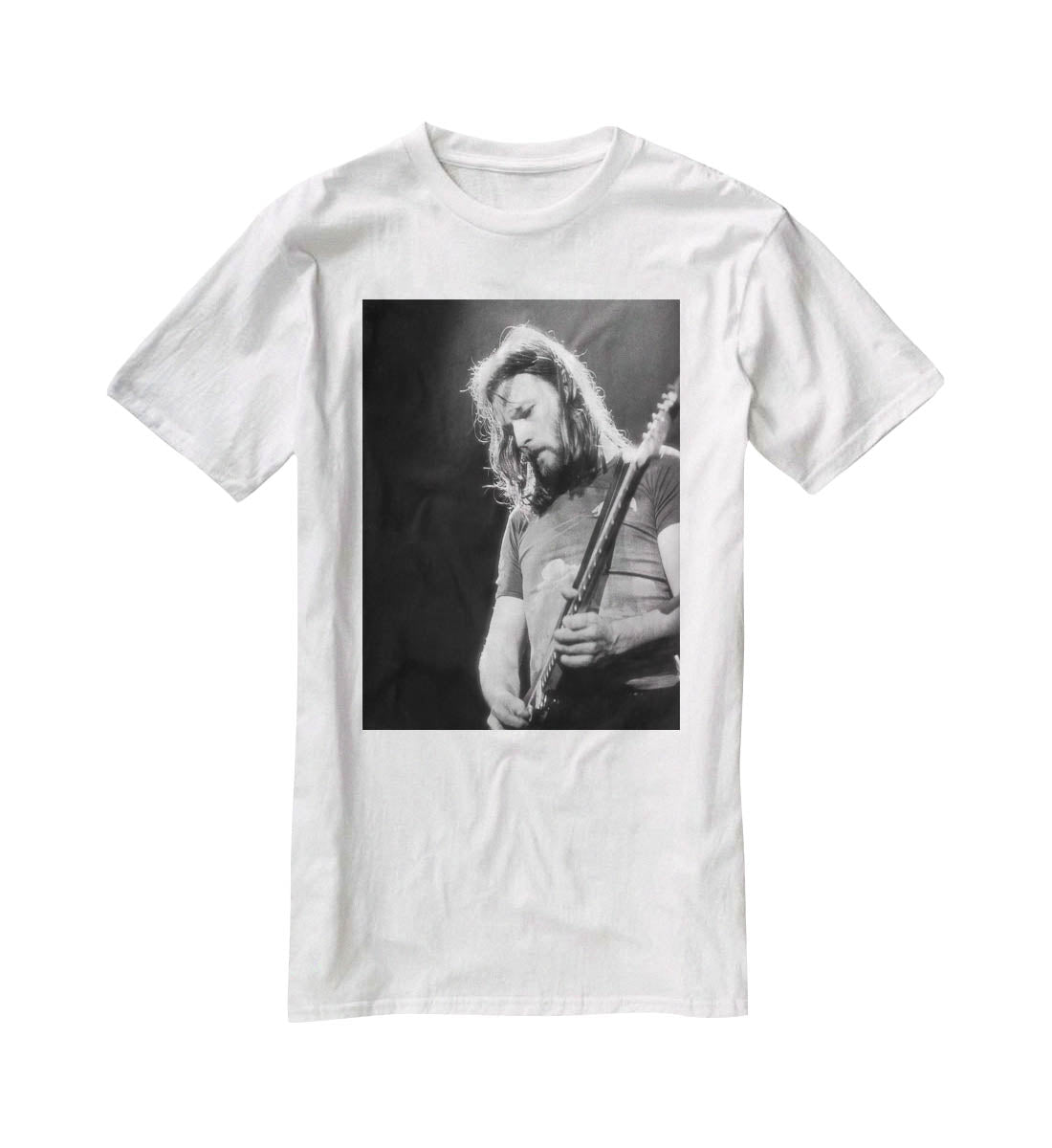 Guitarist David Gilmour T-Shirt - Canvas Art Rocks - 5