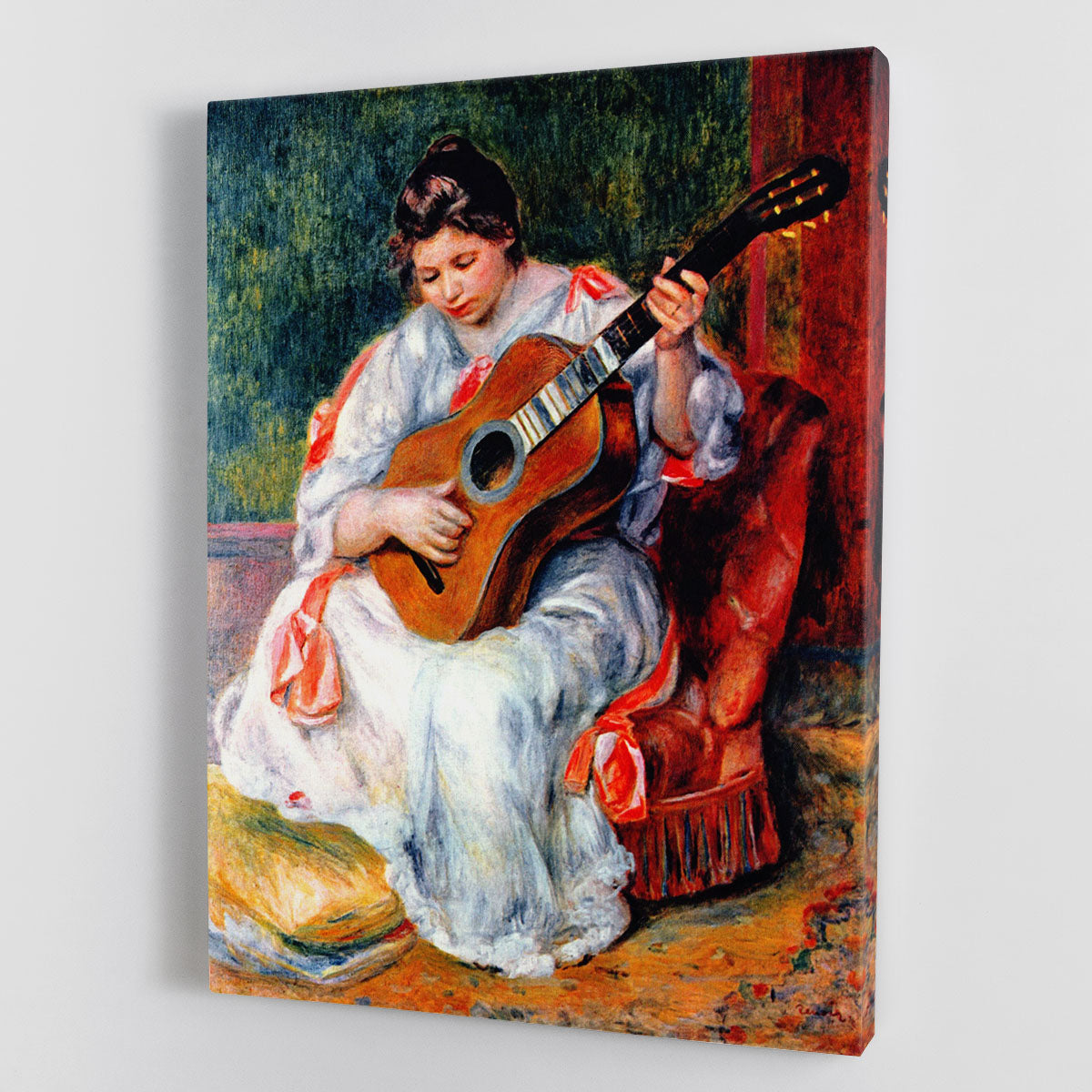 Guitarist by Renoir Canvas Print or Poster - Canvas Art Rocks - 1