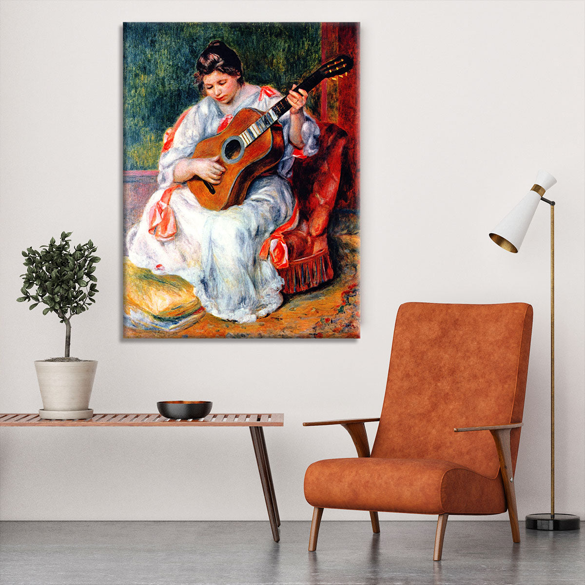 Guitarist by Renoir Canvas Print or Poster - Canvas Art Rocks - 6