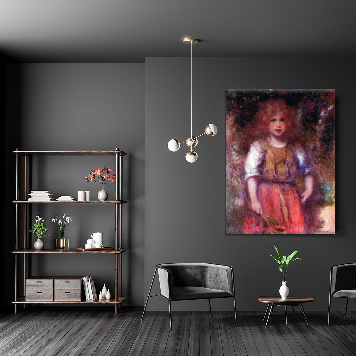 Gypsy girl by Renoir Canvas Print or Poster - Canvas Art Rocks - 5